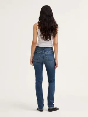 Madewell The‎ Pencil Jean Super Stretch Denim High Rise Concho Wash NWT Size 24 thumbnail 2