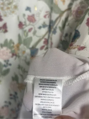 Autres filles white floral blouse size XL thumbnail 7