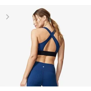 Vimmia X Energy Wave Crop Top Sz Large Blue Black thumbnail 6