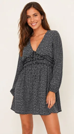 Altar’d State Babydoll Mini Dress‎ Small NWT thumbnail 1