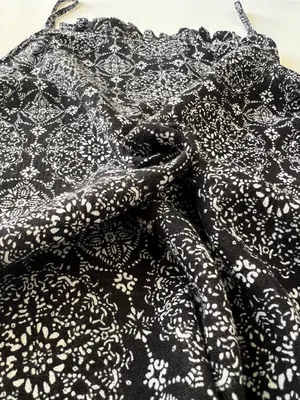 Universal Thread Black White Medallion Print Cotton Tank Top Size S thumbnail 7