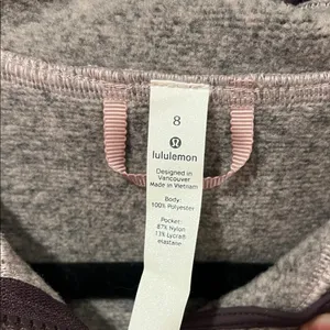 Lululemon Heather Purple Women‎ Long Sleeve 1/2 Zip Up Pullover Hoodie Jacket 8 thumbnail 6