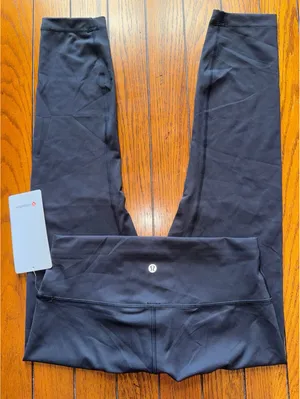 Lululemon Wunder Train High Rise 25” Black Size 10 NWT thumbnail 1