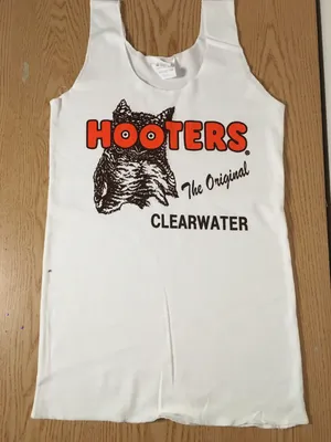 Hooters New Girl Uniform Tank And Shorts Set Size Xs/Xxs thumbnail 3