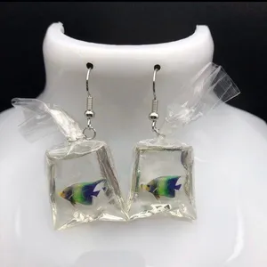 Handmade Tropical Fish Earrings thumbnail 1