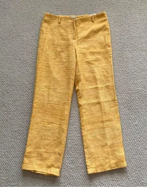 NEW J. McLaughlin Keller Relaxed Fit Clasp Fly Pant Trousers Marigold Size 4 NWT thumbnail 1