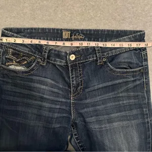 KUT from the Kloth Womens Boot Cut Denim Jeans size 12 Dark Wash KP643MA2 thumbnail 8