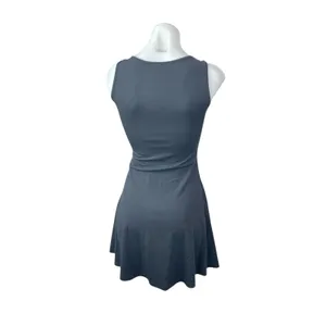 OGL Gray Sleeveless Boat Neck Bustier A Line Fit & Flare Mini Dress Size XS thumbnail 4