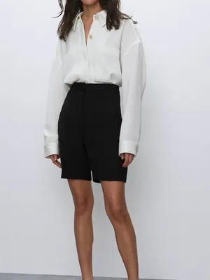 Aritzia Babaton Borna High-Rise Tailored Trouser Shorts light Sage Agency chic 0 thumbnail 4