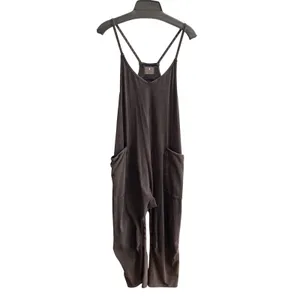 Free People FP Movement Hot Shot Onesie‎ Womens XS Washed Black Relaxed Jumpsuit thumbnail 3