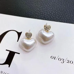 925 Sterling Silver Post Love Heart Stud Earrings for Women thumbnail 1