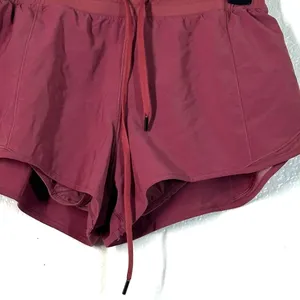 Lulu Shorts Running Swift Lightweight Drawstring Lined Brief 2.5 Inseam Pink thumbnail 6