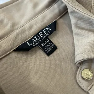 Polo Ralph Lauren Classic Utility Shirt Womens XL Tan Button Down Workshirt thumbnail 4