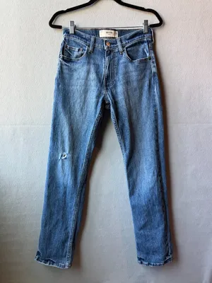 Hollister Straight Leg Jeans W28 L30 Medium Wash Denim Y2K Casual Basic thumbnail 2