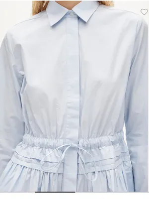 J.Crew Tall Elena mini shirt-dress in cotton poplin thumbnail 2