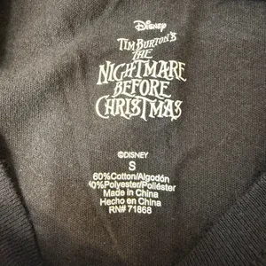Disney Nightmare Before Christmas Jack Sally Black Graphic T-Shirt Small S thumbnail 4