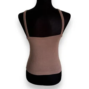 5/$35 PacSun Contour Womens Tank Top Sz M Brown Seamless‎ Longline thumbnail 8