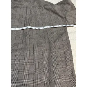 Dickies Brown Plaid Button Front Work Shirt Jacket XS thumbnail 8