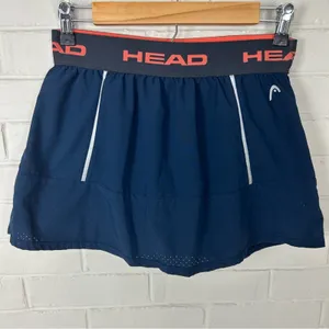 Head Navy Tennis Mini Skort Size S thumbnail 7