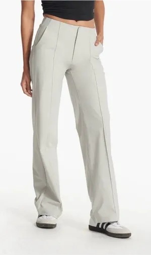 Vuori Meta Wideleg Pant - Size L - Vapor Gray thumbnail 1