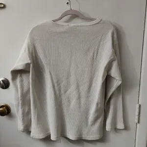 VTG Halloween Maze Cream Crewneck Thermal Sweatshirt L Casual Holiday Vampire thumbnail 4