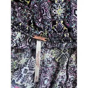 Free People Purple Kaleidoscope Medallion Off Shoulder Crop Top Shorts Set S/P thumbnail 7