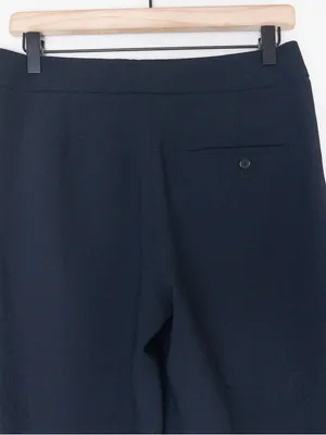 Aritzia Wilfred Allant Tie Front Drawstring Crop Pant Trouser 4 Black Relaxed thumbnail 9