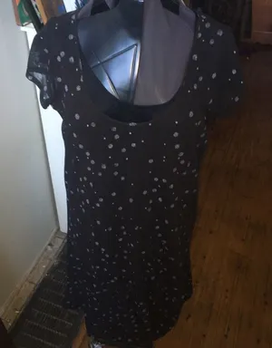 Anthropologie Lilth lined semi sheer dress thumbnail 1