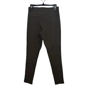 Mario Serrani Olive Textured Skinny Pants Size Small thumbnail 2