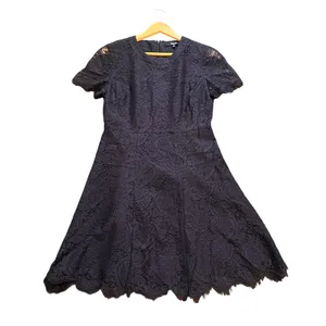 Madewell Navy Dress with Lace Detail thumbnail 2