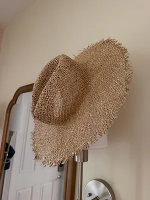 Lack of Color Women's Sunnydip Fray Woven Seagrass Fedora - Small 55cm thumbnail 2