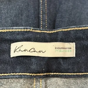 KanCan for Maurices high rise double exposed button distressed crop jeans sz 32 thumbnail 13