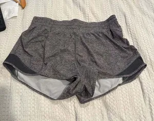 Lululemon Hotty Hot Short Heather Lux Multi Black Size 8 (44) thumbnail 1