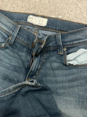 Free People Women's Skinny Jeans in Washed Blue thumbnail 3