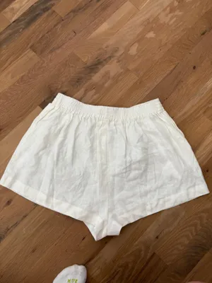 Faithfull the Brand Mirelle Mini Shorts - White thumbnail 4