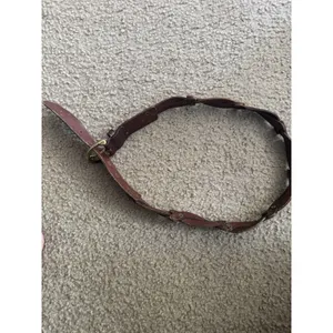 Fossil women's Brown Braided leather Belt Size M thumbnail 3
