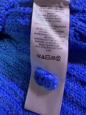 Maeve Anthropologie Chunky knit Blue Sweater Oversized Size M thumbnail 7