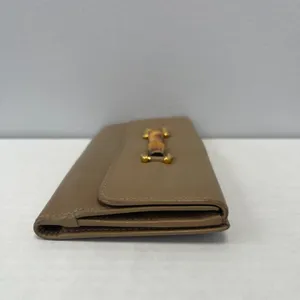 Gucci Bamboo Bi-Fold Leather Wallet in Tan - Preowned thumbnail 4