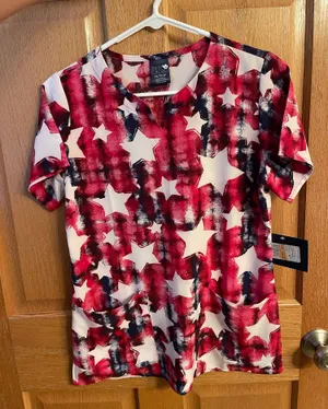 NWT USA scrub top Multiple Size XS thumbnail 1