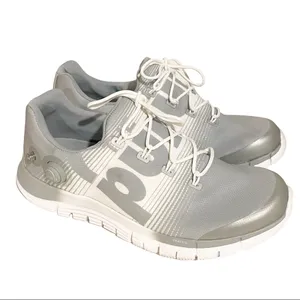 Reebok Size‎ 9 ZPump Fusion Womens Running Low Top Sneaker Grey White Athletic thumbnail 3