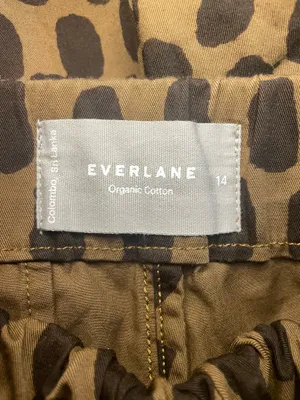 Everlane Organic Cotton Leopard Print 2-Piece Set | Top size 16 + Shorts size 14 thumbnail 8