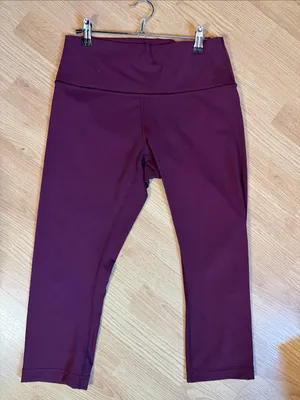 lululemon athletica Kids Burgundy Capri Leggings thumbnail 1