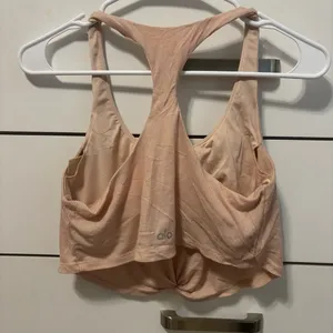 Alo Yoga Knot Bra Peach thumbnail 3