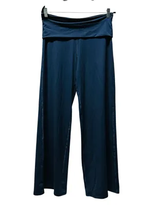 Fabletics dark blue foldover wide-leg pants thumbnail 2