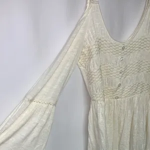 American Rag Cream Cold Shoulder Blouse thumbnail 6