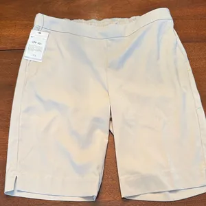 Nike Dri Fit Women's Light Tan Shorts M thumbnail 1