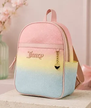 Juicy Couture Diamond Bling Heartless Ombré Backpack Pastel Pink NWT thumbnail 1