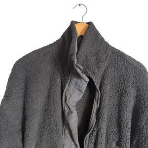 Vuori Women’s Gray Cozy Sherpa Full Zip Hiking Outdoor Warm Jacket Size Medium thumbnail 5
