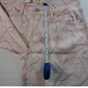 Cali 1850‎ Pink Tree Branch Camo High Rise Wide Leg Jeans Y2K Streetwear 11 30 thumbnail 4
