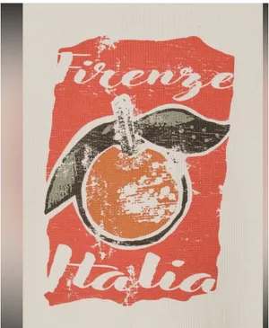 🆕🍊Vintage Canvas Orange Italia Tee thumbnail 3